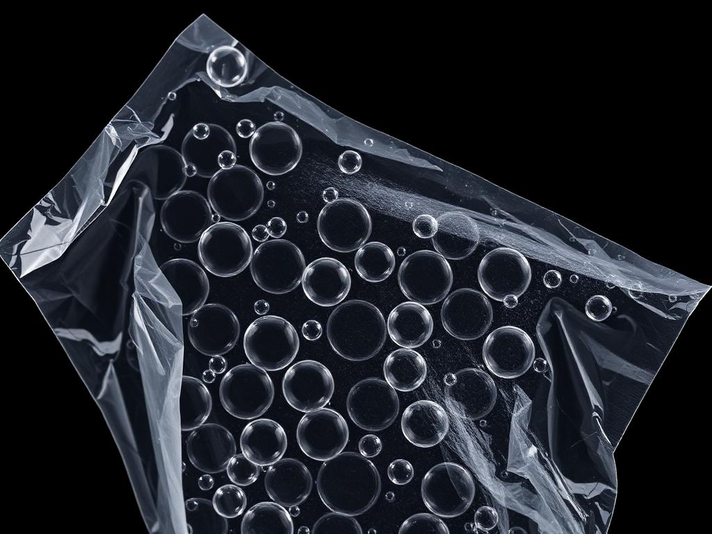 Lâmina de plástico bolha para proteção de produtos