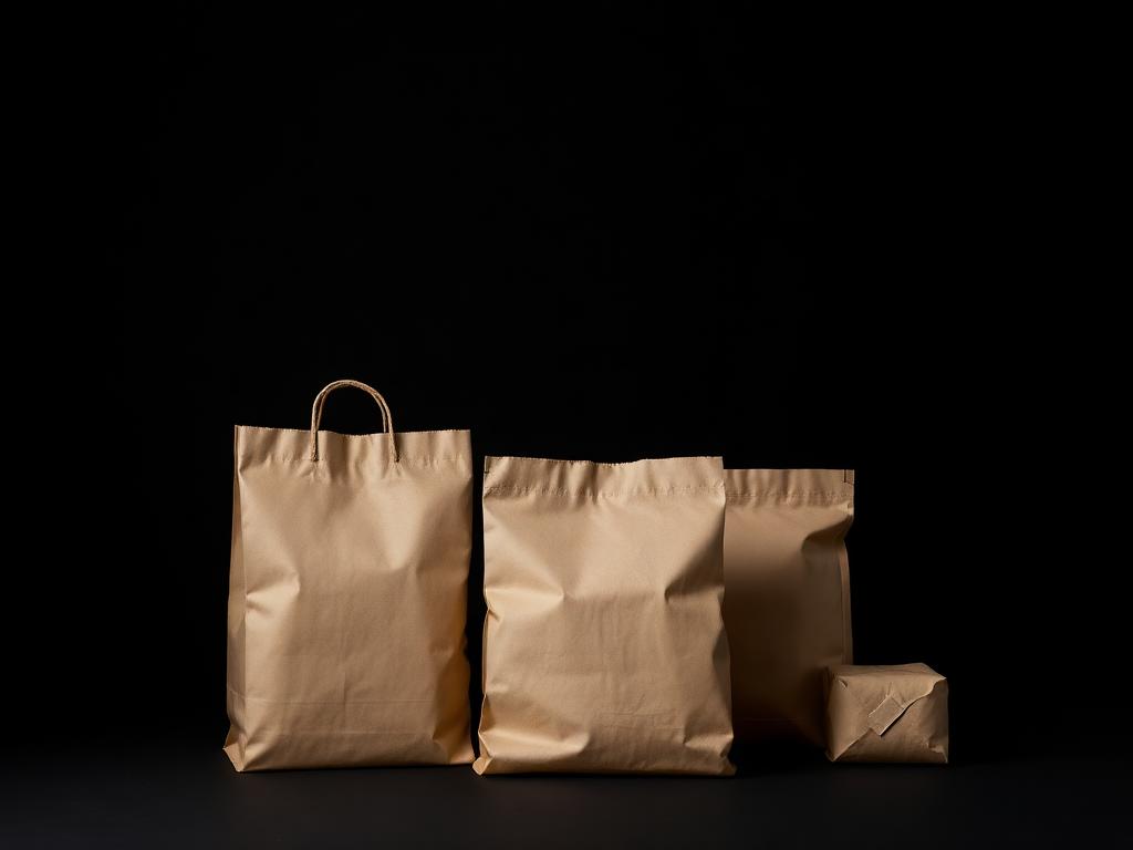 Embalagens e sacos de papel kraft
